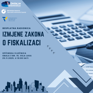 Fiskalizacija radionica Vela Luka